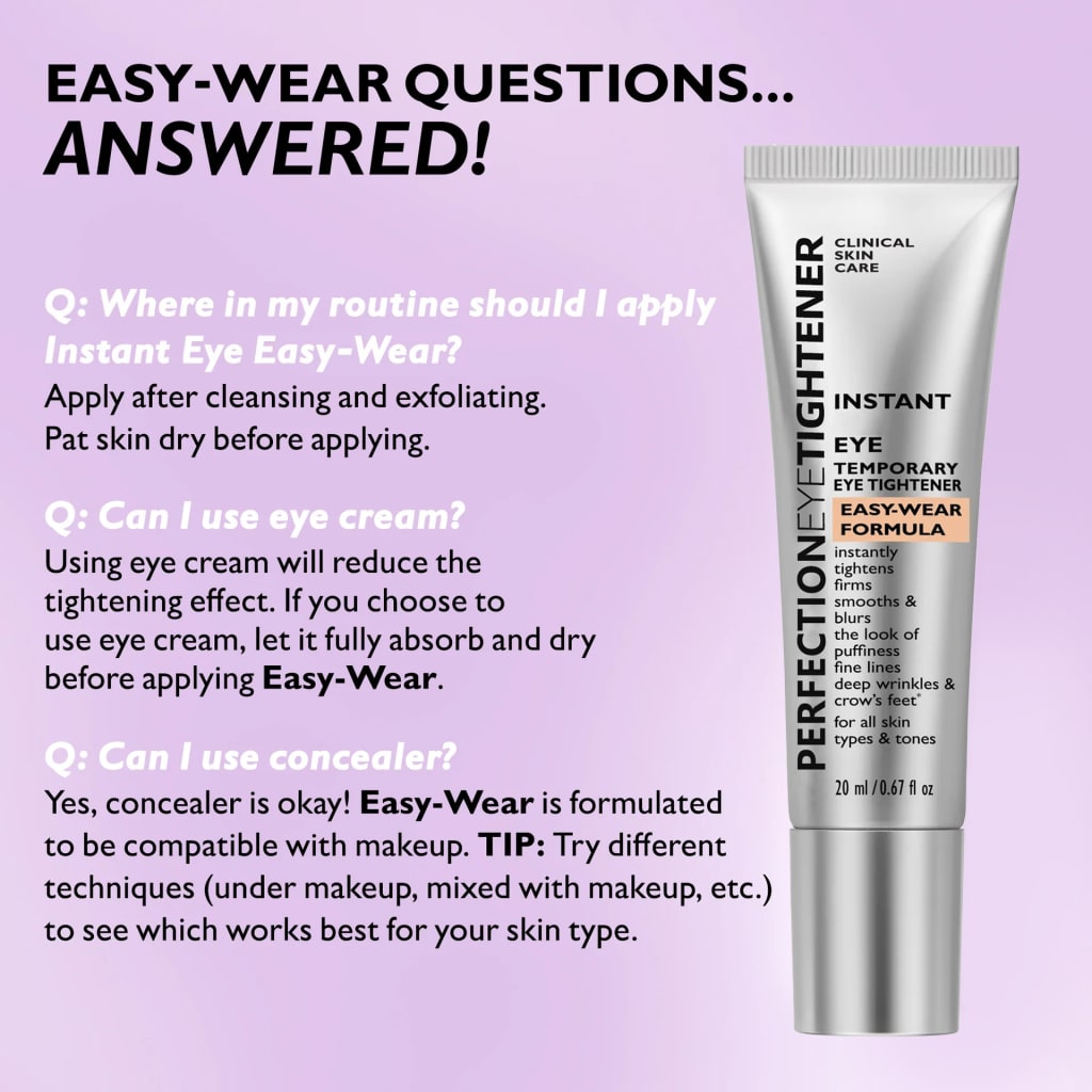 Instant Eye Tightener Easy Wear Formula With Brush Free!
